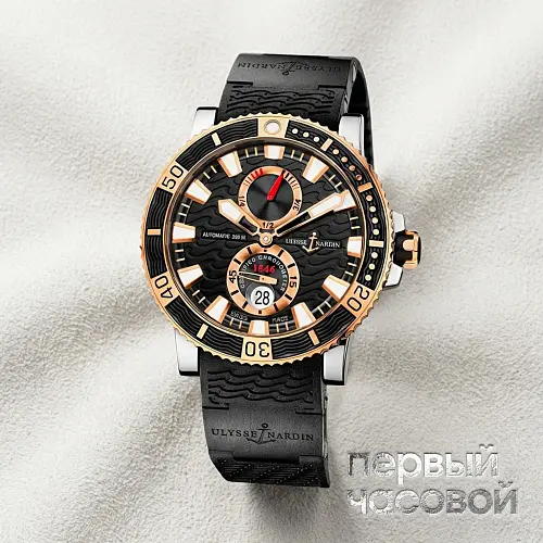 Maxi Marine Diver Titanium and Gold