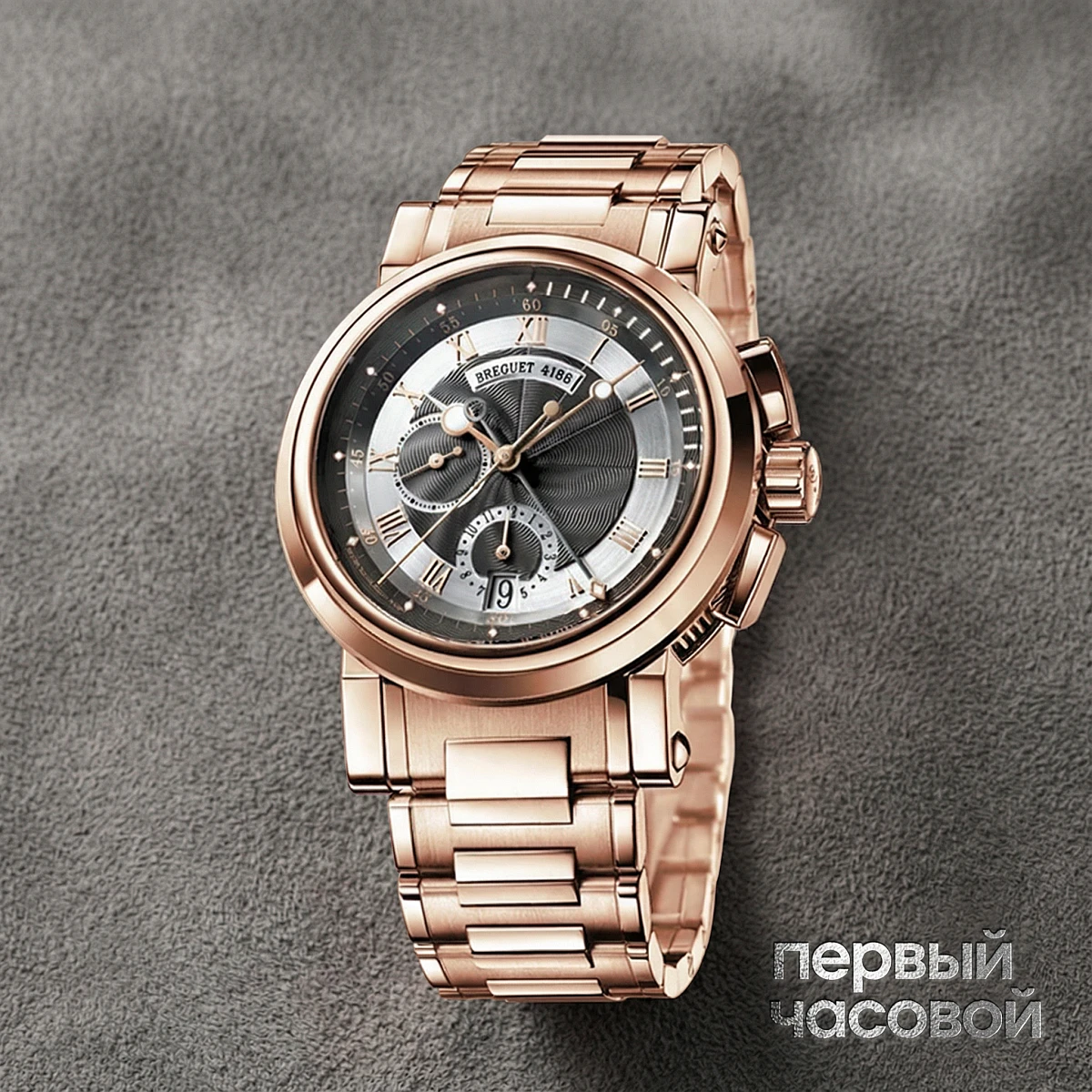 Купить элитные часы Breguet Marine Chronograph Rose Gold Full Gold 5827BR/Z2/RM0: в наличии в Москве!