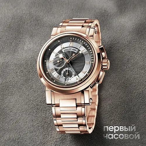 Marine Chronograph Rose Gold Full Gold