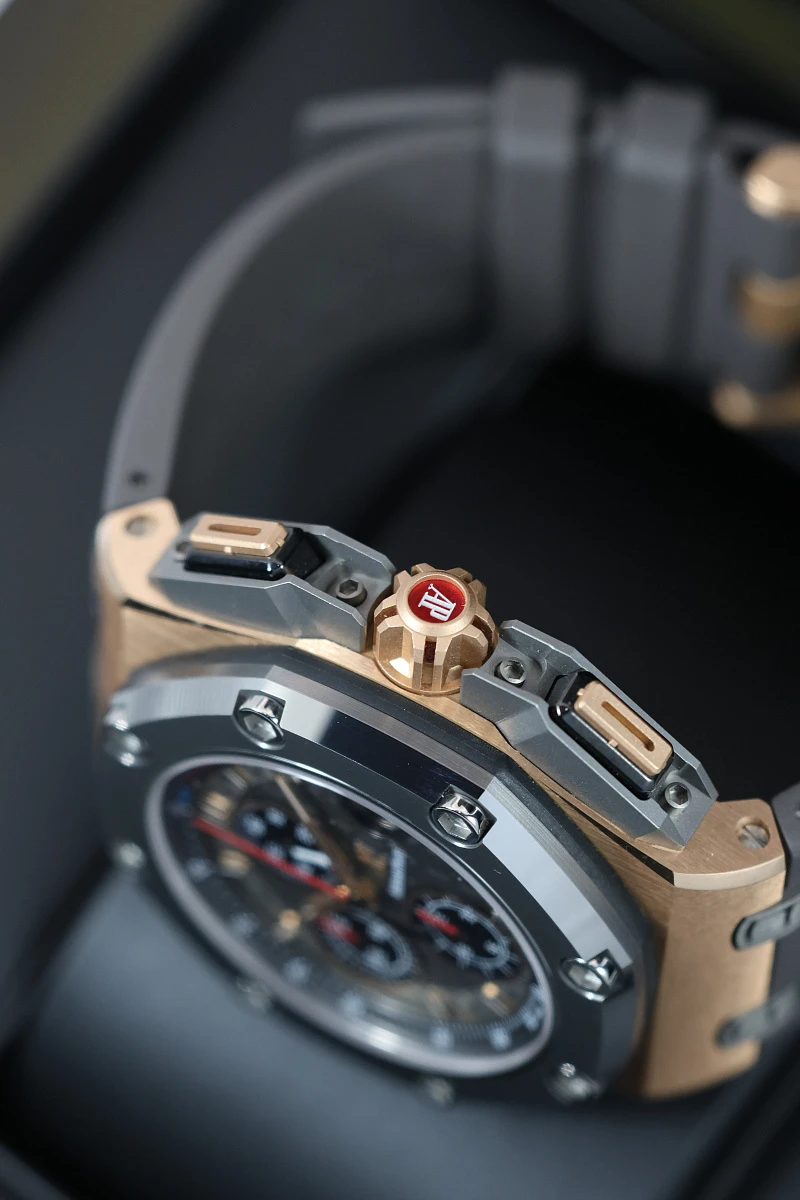 Купить элитные часы Audemars Piguet Royal Oak Offshore Michael Schumacher Rose Gold Titanium Limited Edition 26568OM.OO.A004CA.01: в наличии в Москве!