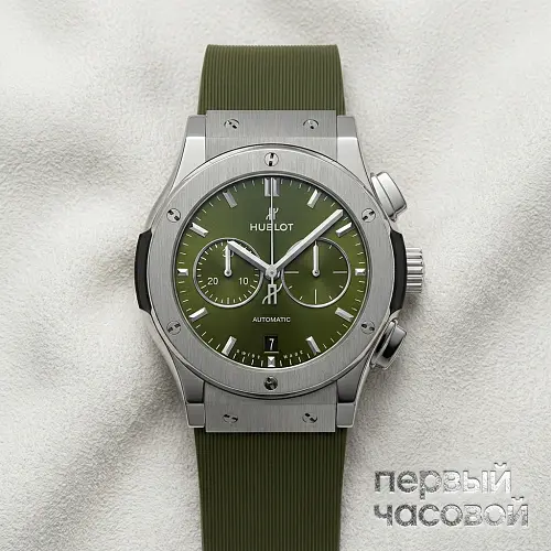 Classic Fusion Chronograph Titanium Green 42 mm