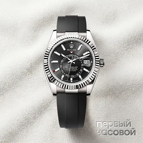 Sky-Dweller White Gold Oysterflex