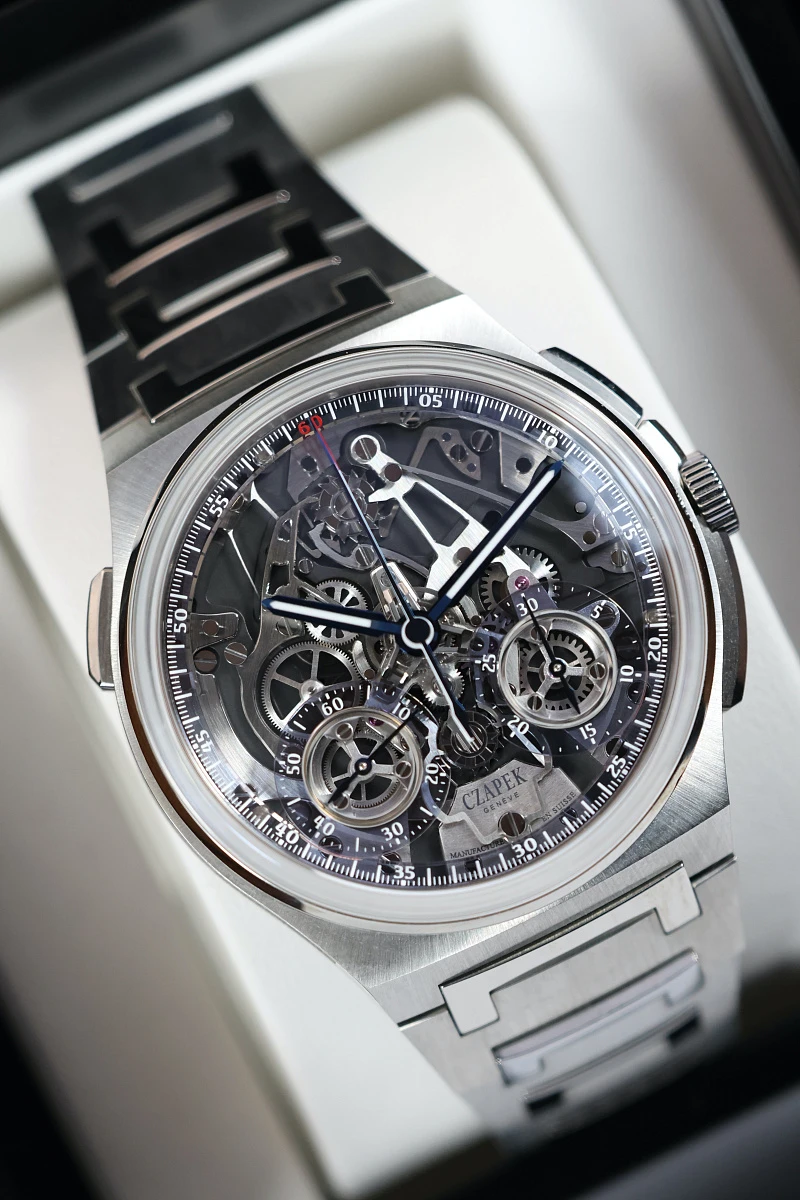 Czapek & Cie: Antarctique Rattrapante Ice Blue — фото 7