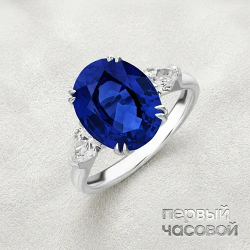 Кольцо С Сапфиром 7,93 Ct.