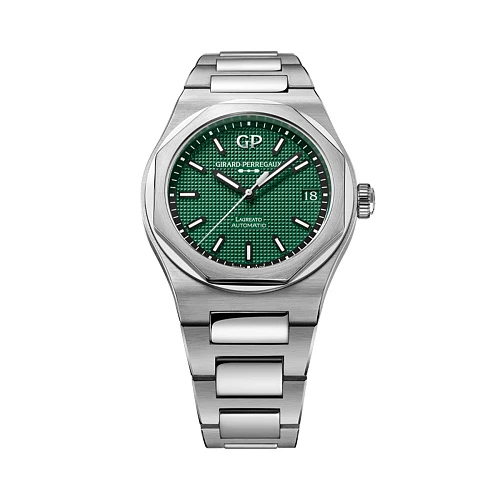 Laureato Steel Green Dial