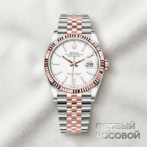 Datejust 36 mm Steel and Everose Gold