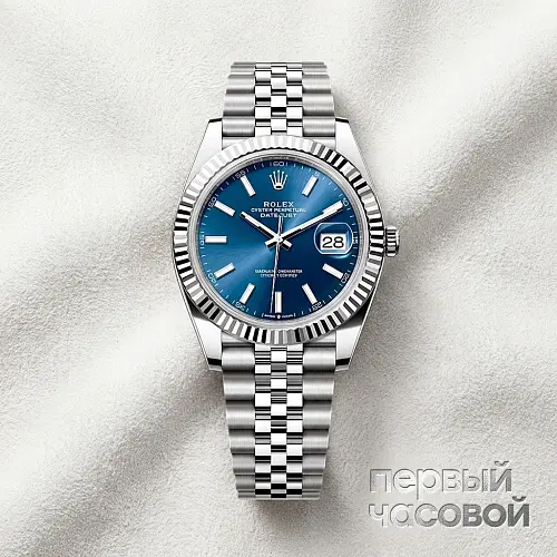 Oyster Perpetual Datejust 41 mm Blue Dial