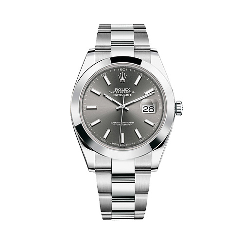 Oyster Perpetual Datejust 41 mm Dark Rhodium