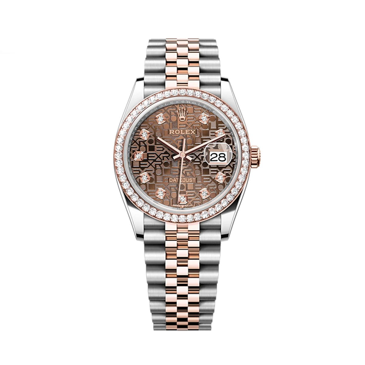 Купить элитные часы Rolex Oyster Perpetual Datejust 36 mm Everose Rolesor 126281RBR-0013: в наличии в Москве!