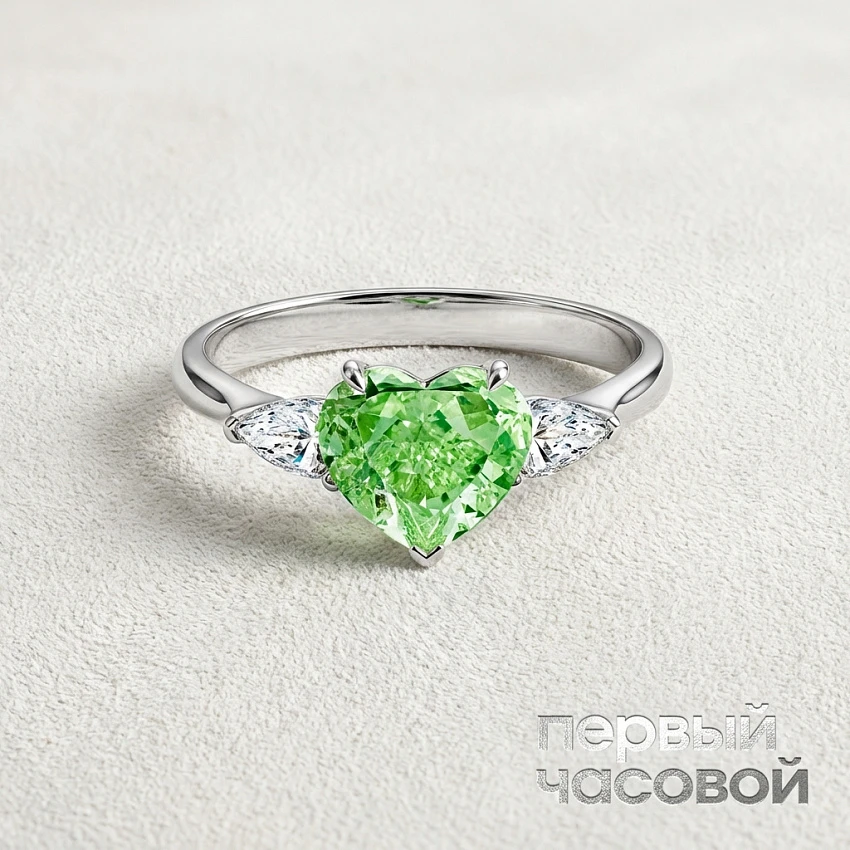 Кольцо с бриллиантом 2,01 ct. FLGY/VS1