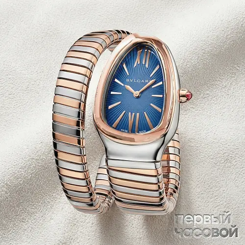 Serpenti Tubogas Blue Dial 35Mm