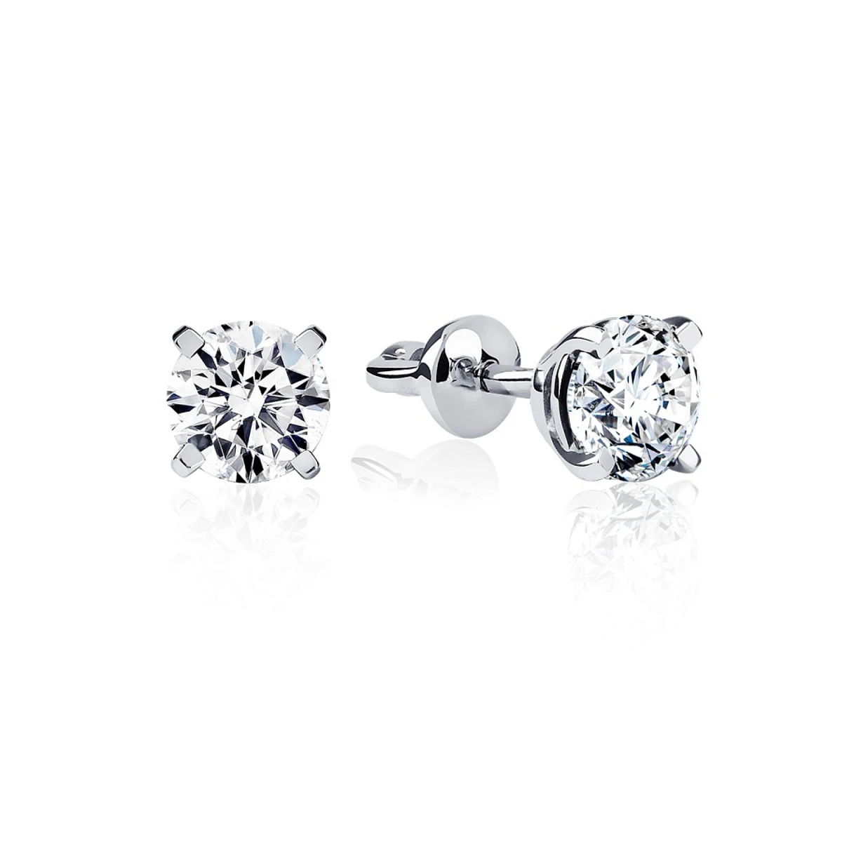 Купить украшение NO NAME СЕРЬГИ 0,54/0,54 ct. K/VS1 : в наличии в Москве!