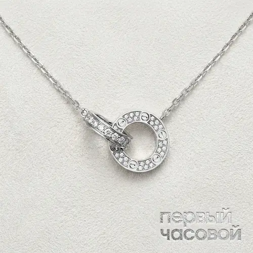 Love Necklace, Paved B7216300