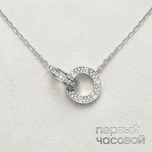 Love Necklace, Paved B7216300