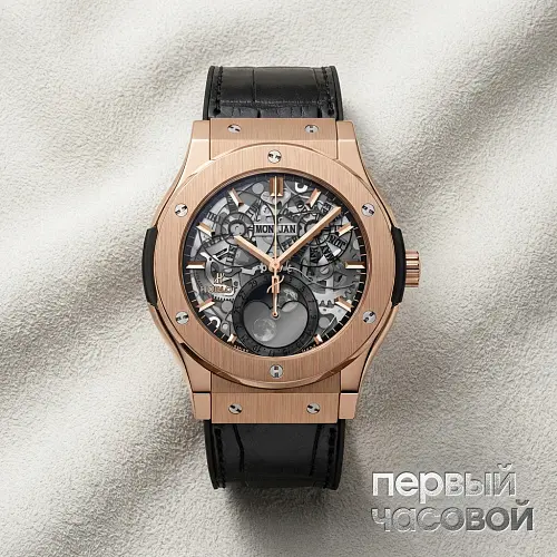 Classic Fusion Aeromoon Moonphase King Gold