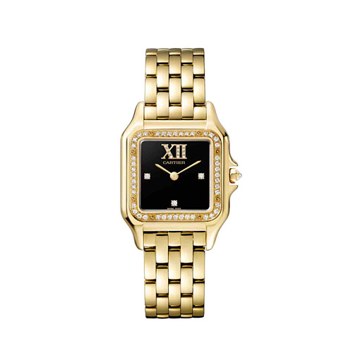 PANTHÈRE DE CARTIER WATCH Black Dial