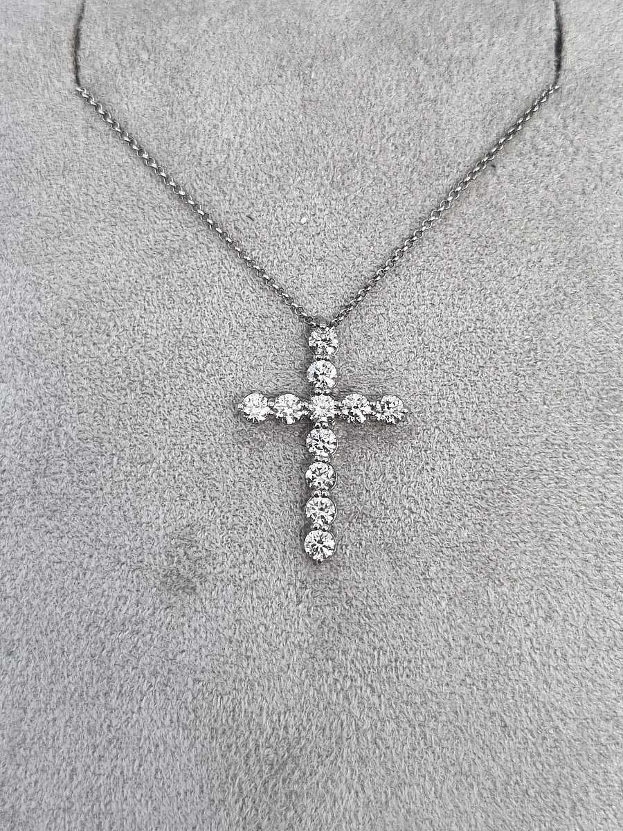 Купить украшение NO NAME КРЕСТ с бриллиантами 0,77 CT. : в наличии в Москве!