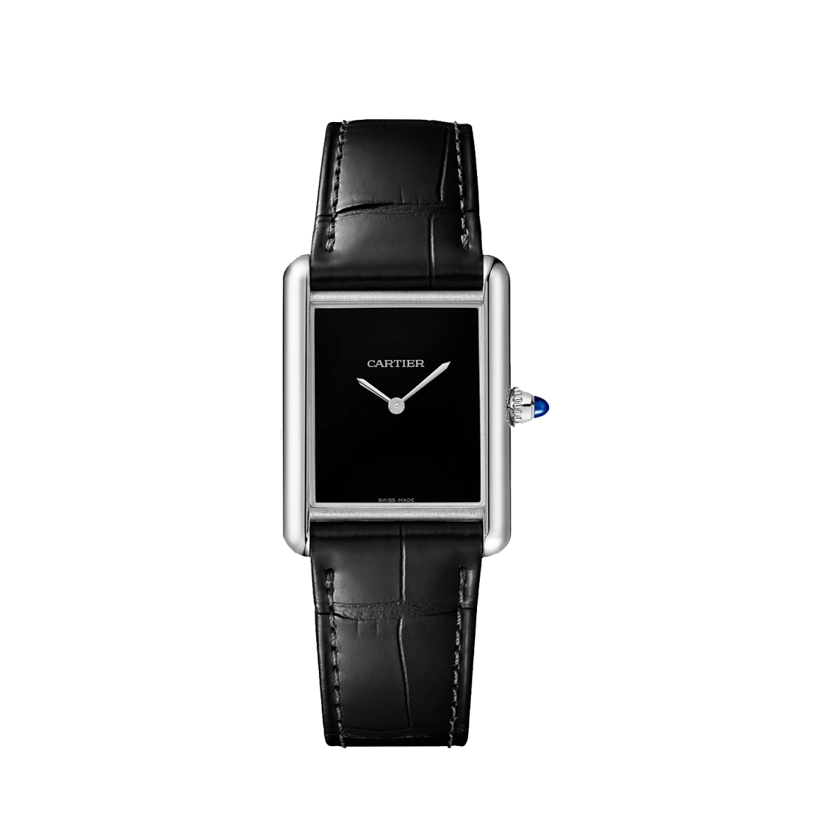 Купить элитные часы Cartier Tank Must De Cartier Black Large WSTA0108: в наличии в Москве!