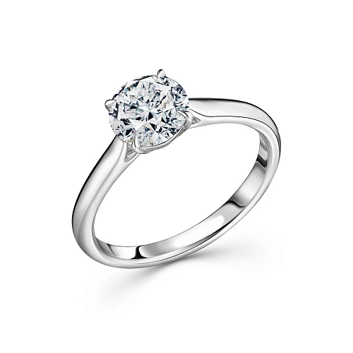 Кольцо 1,00 ct. G/VS1 (3 Excellent) "Round Diamond"