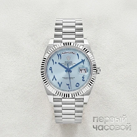 Day-Date 40 Oyster Perpetual Arabic Ice Blue