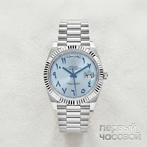 Day-Date 40 Oyster Perpetual Arabic Ice Blue