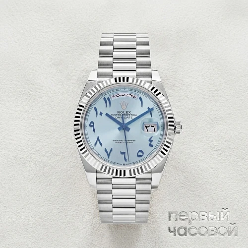 Day-Date 40 Oyster Perpetual Arabic Ice Blue