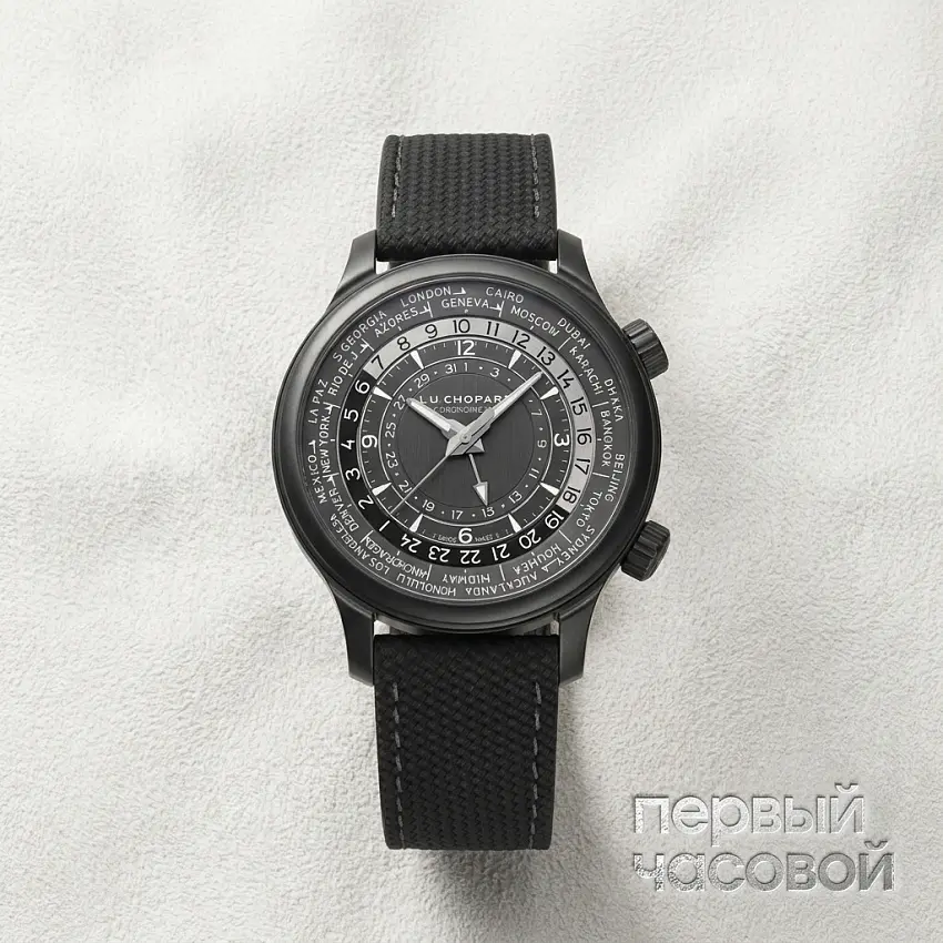L.U.C Time Traveler One Black