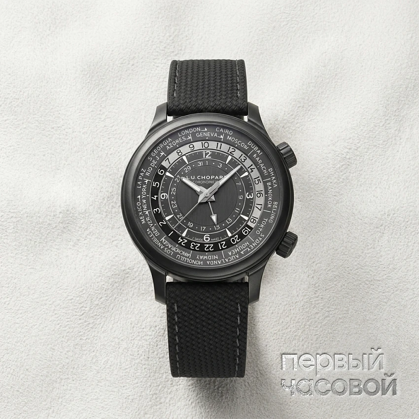L.U.C Time Traveler One Black