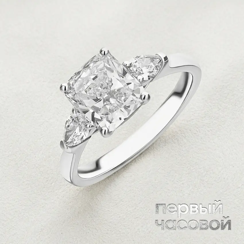 Кольцо с бриллиантом 5,62 ct M/VS2
