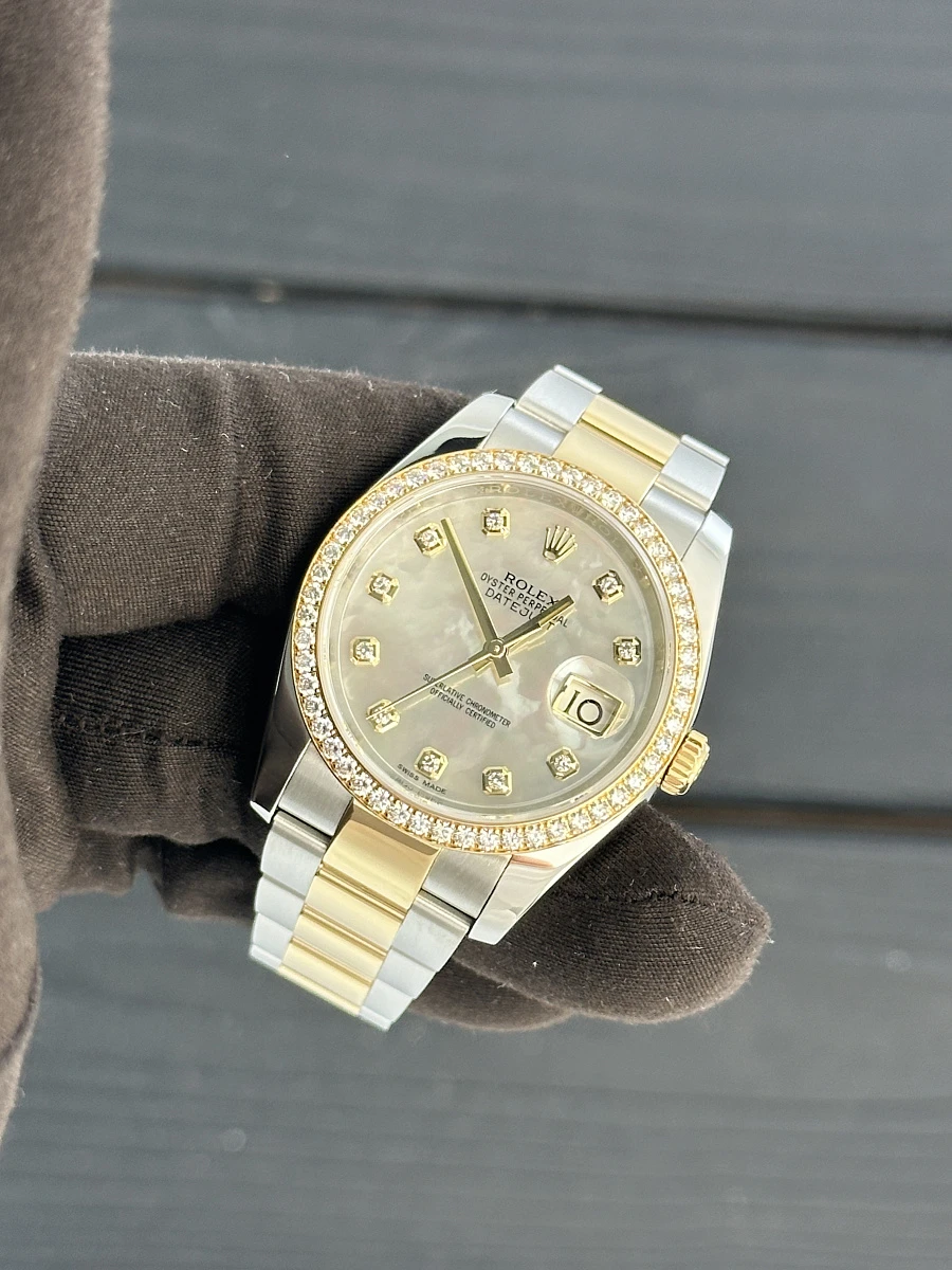 Купить элитные часы Rolex Datejust II 36mm Steel and Gold MOP Dial 116243: в наличии в Москве!