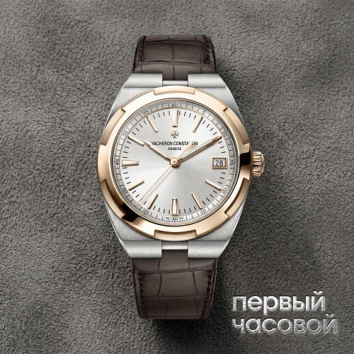 Overseas 37Mm Steel & Rose Gold