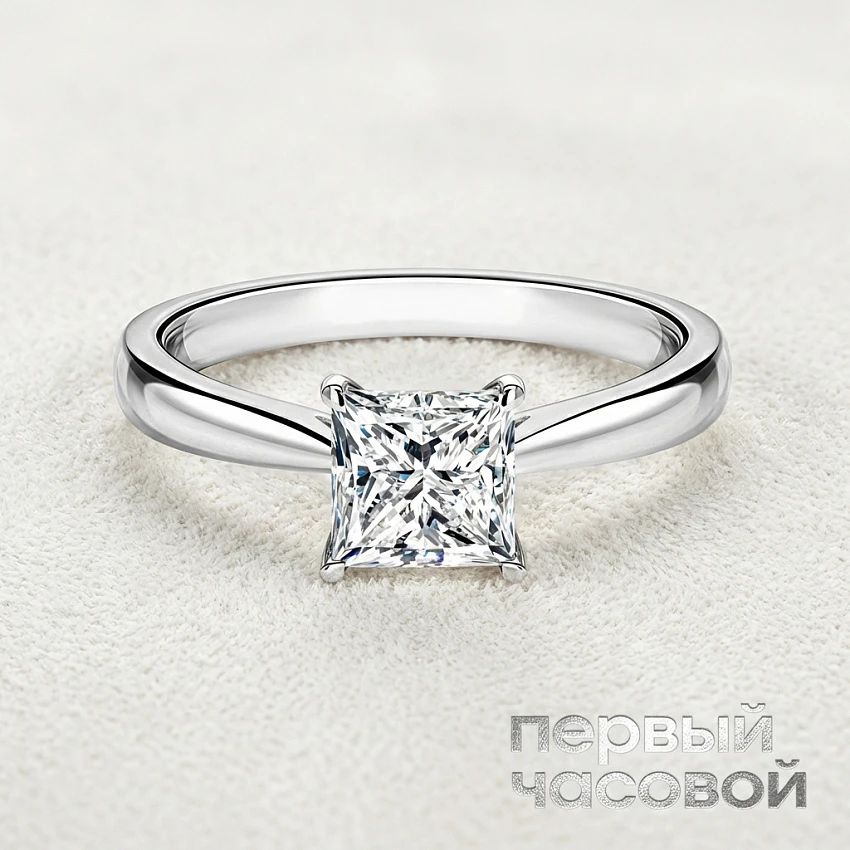 Кольцо с бриллиантом 1,53 ct. D/VS2