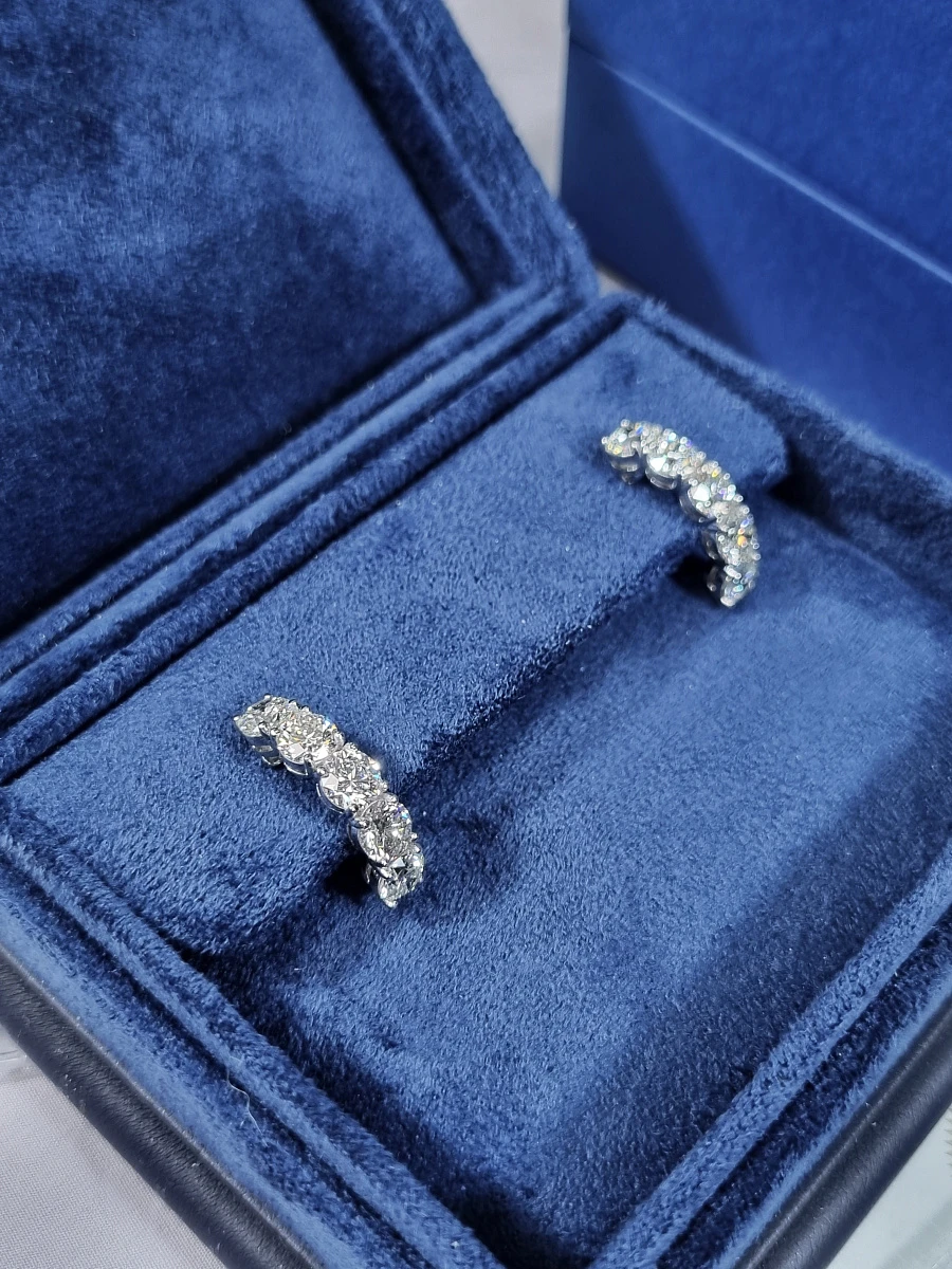 Купить украшение NO NAME Серьги с бриллиантами 5,01 ct. K/VVS2-VS2 : в наличии в Москве!
