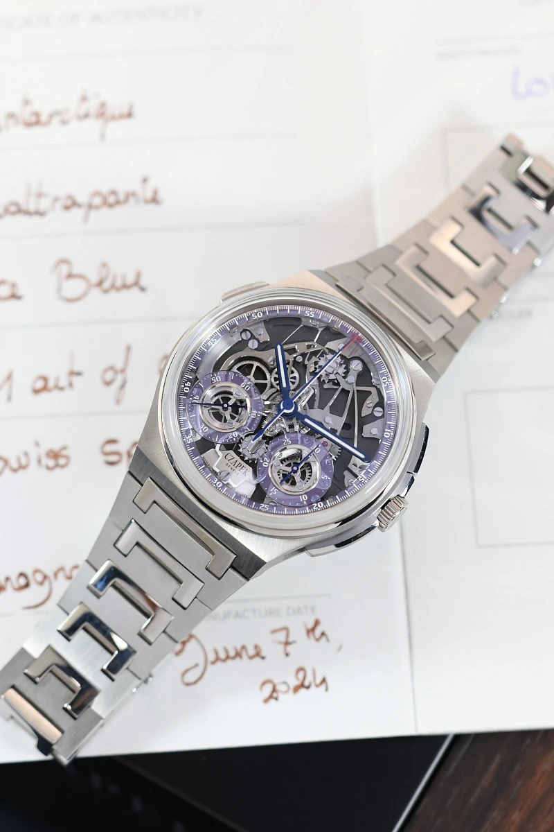 Czapek & Cie: Antarctique Rattrapante Ice Blue — фото 6
