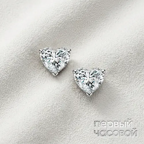 Серьги с бриллиантами 0,90/0,92 ct. J/VS2