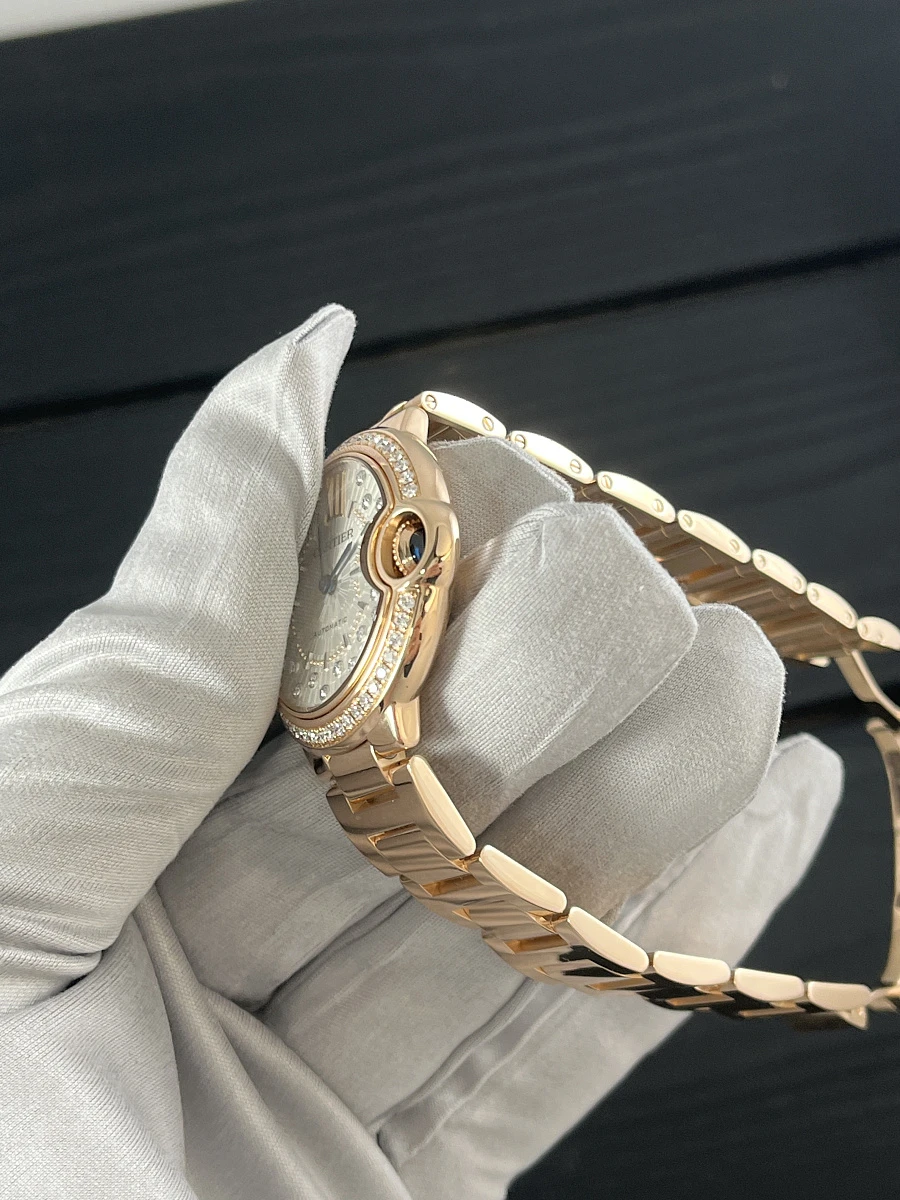 Купить элитные часы Cartier BALLON BLEU DE CARTIER WATCH  33 MM AUTOMATIC  WJBB0082: в наличии в Москве!