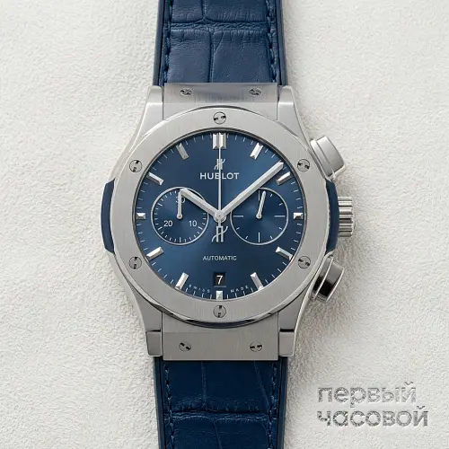 Classic Fusion Blue Chronograph Titanium 42 mm