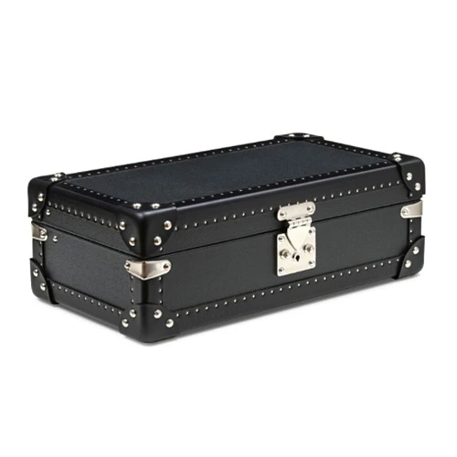 Limited Edition Black Canvas Coffret 8 Montres Silver Hardware,