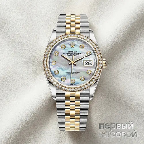 Oyster Perpetual Datejust 36 mm Oystersteel and Yellow Gold