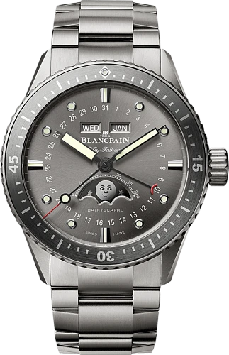 Fifty Fathoms Bathyscaphe Quantieme Complet Phases De Lune