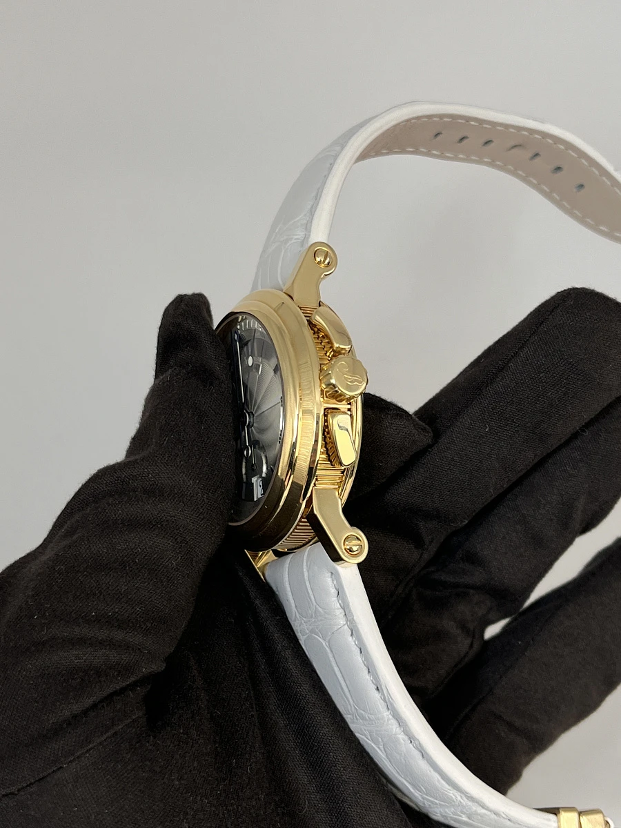 Купить элитные часы Breguet Marine II Chronograph Yellow Gold 5827BA/12/5ZU: в наличии в Москве!