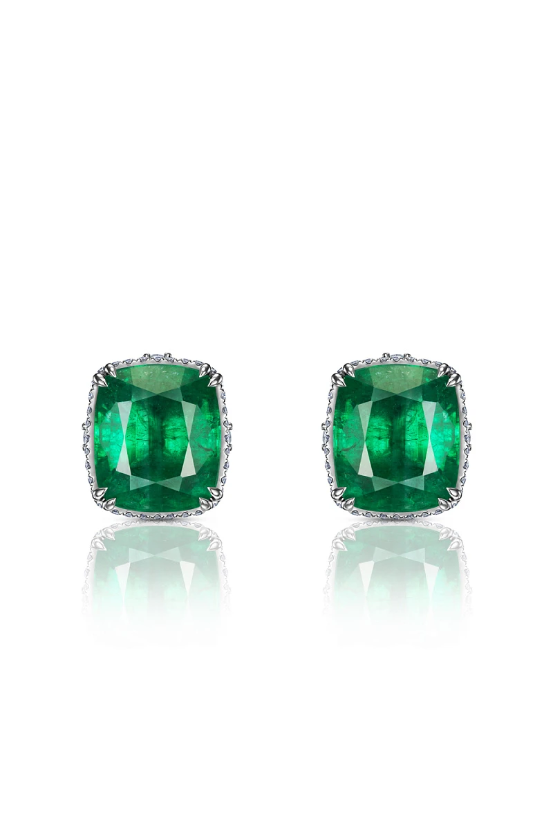Купить украшение NO NAME Серьги с изумрудами 7,76/7,45 ct. : в наличии в Москве!