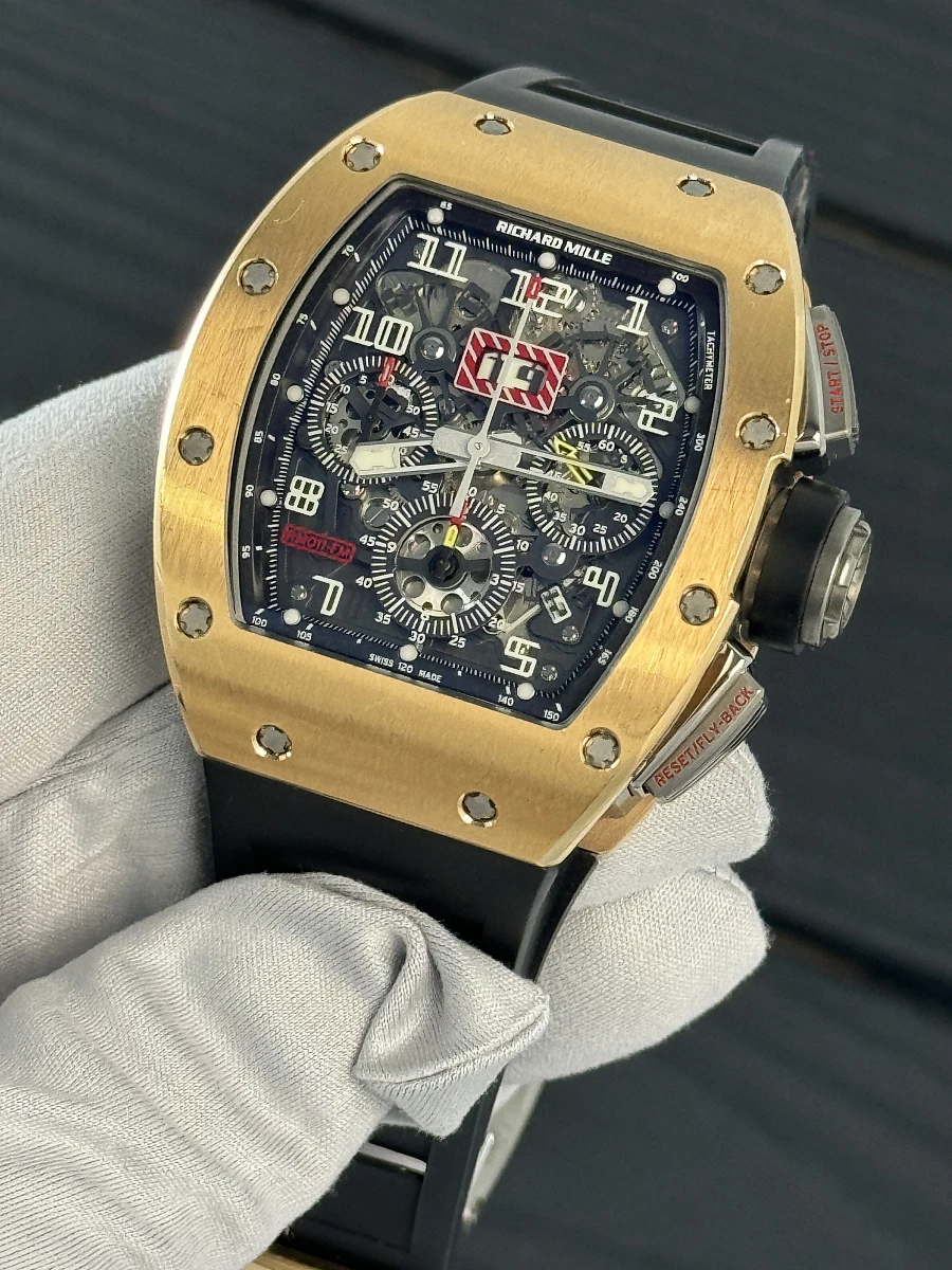 Купить элитные часы Richard Mille Rm11 Felipe Massa Rose Gold Titanium RM011 RG Ti: в наличии в Москве!
