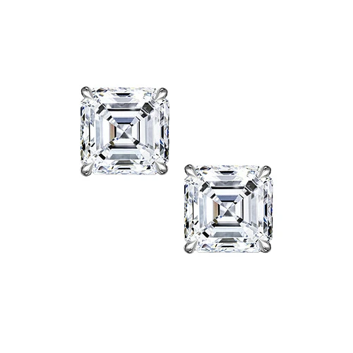 Серьги 3,00/3,00 ct. H/VS (Asscher Diamonds)