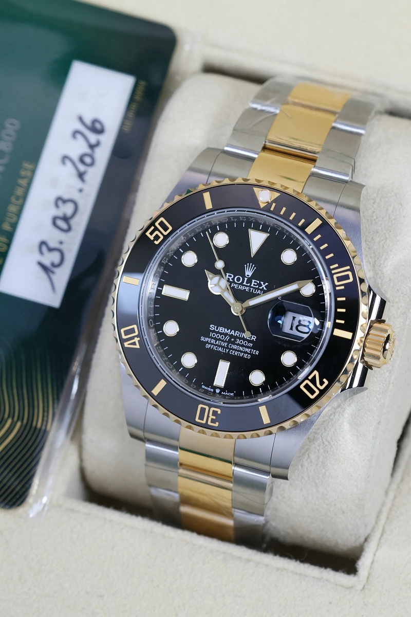 Rolex Submariner Steel & Yellow Gold Black Dial 126613LN — фото 2