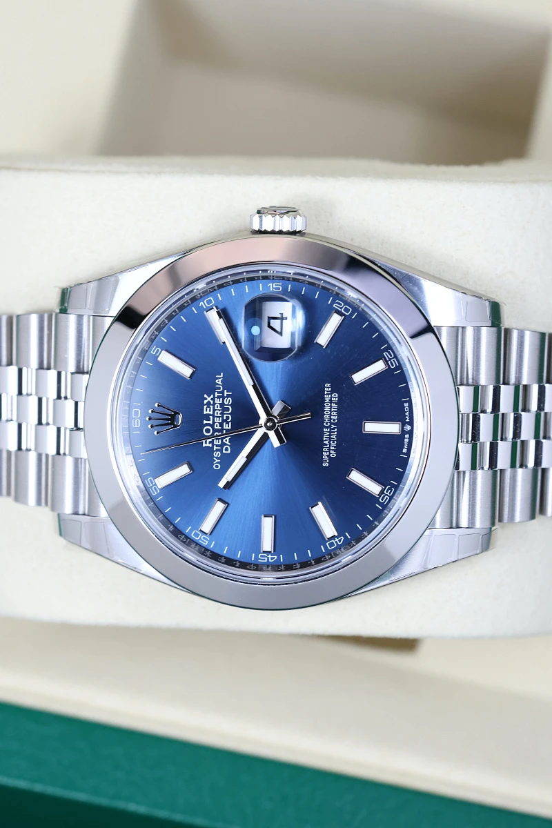 Купить элитные часы Rolex Oyster Perpetual Datejust 41 Mm Blue Sticks Jubilee 126300: в наличии в Москве!