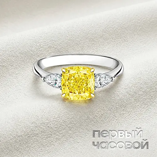 Кольцо С Бриллиантом 2,05 Ct. U To V/Vvs1