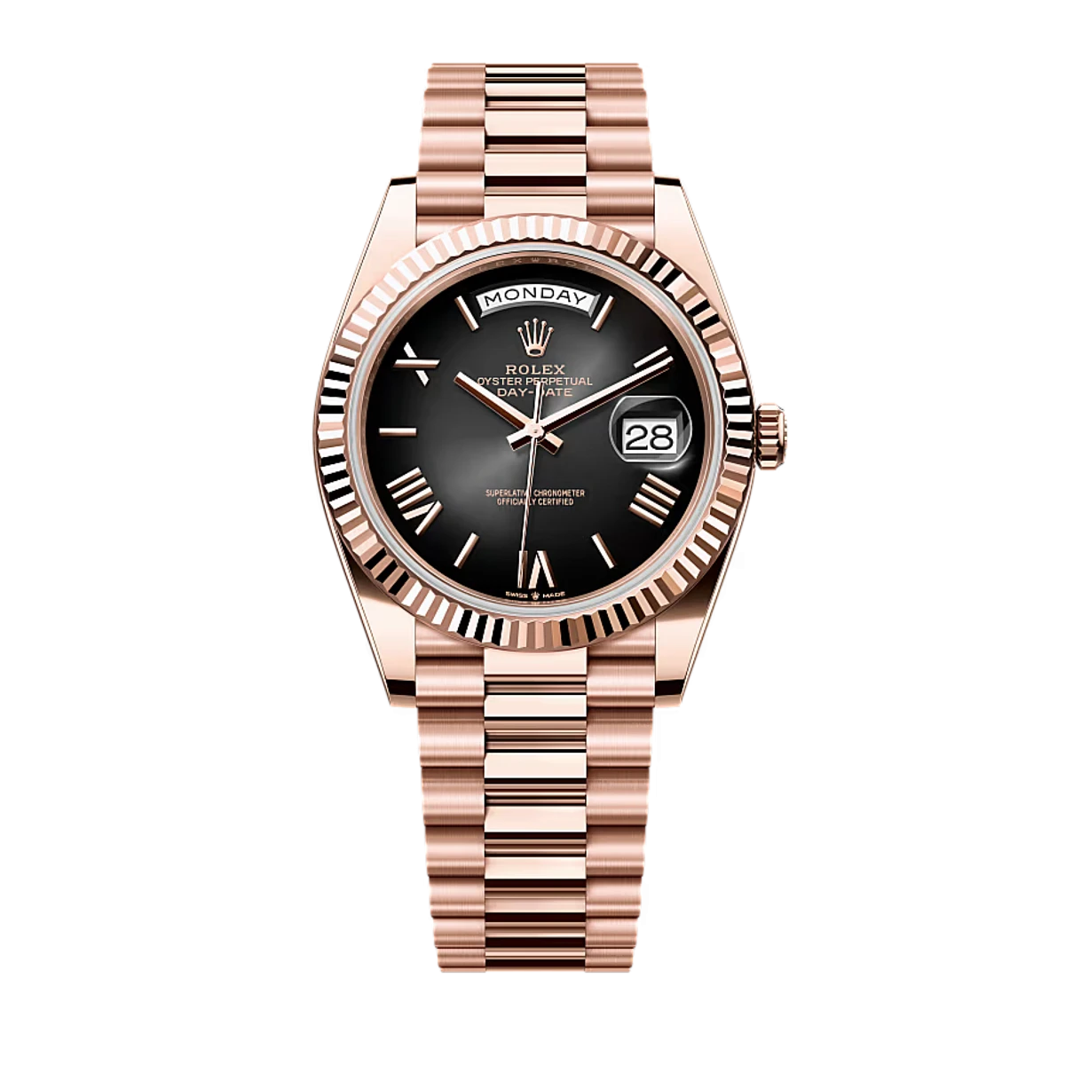 Купить элитные часы Rolex Day-Date 40 Oyster Everose gold 228235: в наличии в Москве!