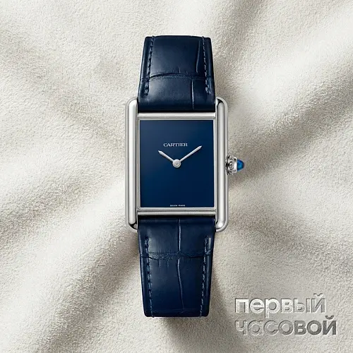 Tank Must De Cartier Blue Large
