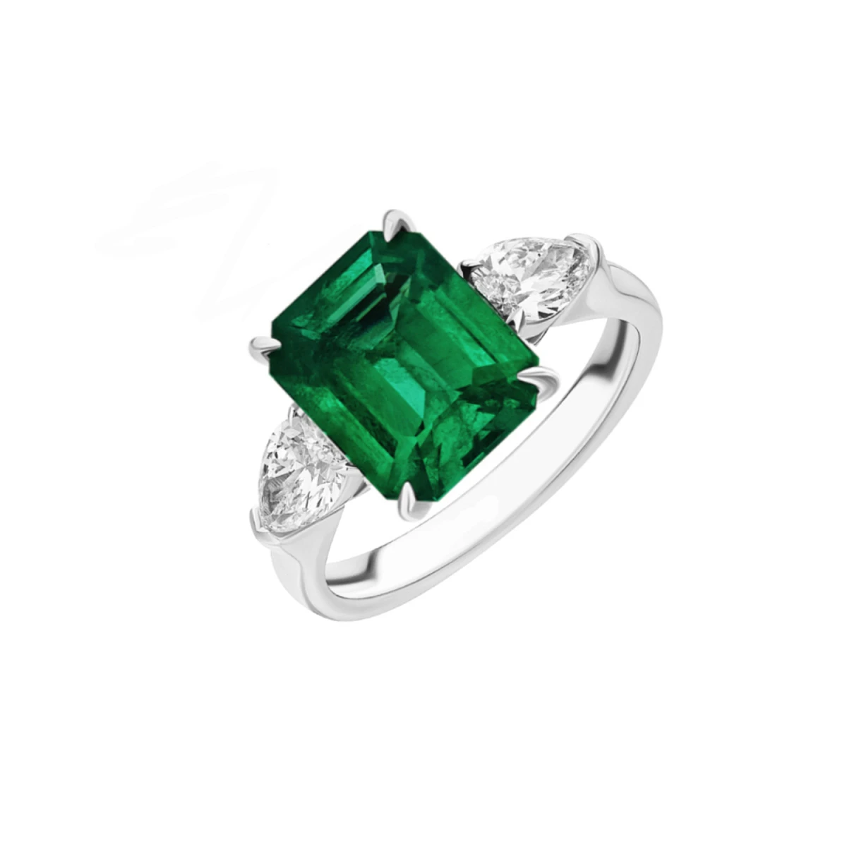 Купить украшение NO NAME Кольцо с изумрудом 3,99 ct. Muzo Green : в наличии в Москве!